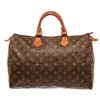 Image 1 : Louis Vuitton Brown Monogram Canvas Speedy 35cm Satchel Bag