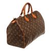 Image 3 : Louis Vuitton Brown Monogram Canvas Speedy 35cm Satchel Bag