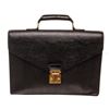 Image 1 : Louis Vuitton Black Epi Leather Briefcase