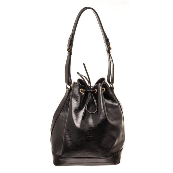Louis Vuitton Black Epi leather Noe GM Bucket Bag
