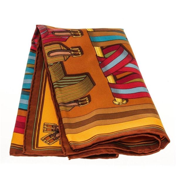 Hermes Multicolor Musee Vivant Scarf