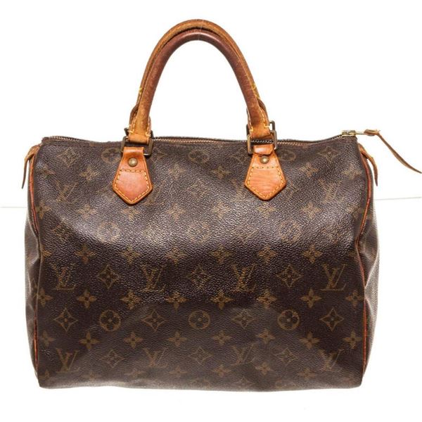 Louis Vuitton Brown Speedy 30cm Satchel Bag