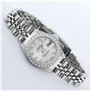 Image 3 : Rolex Ladies Stainless Steel Silver Diamond 26MM Oyster Perpetual Datejust