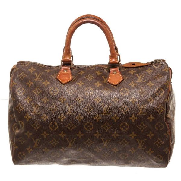 Louis Vuitton Brown Speedy 35cm Satchel Bag