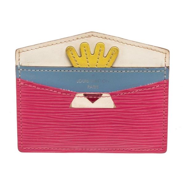 Louis Vuitton Multicolor Tribal Mask Card Holder Wallet