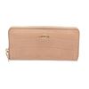 Image 1 : Coach Tan Crocodile Embossed Leather Zippy Wallet