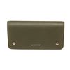 Image 1 : Burberry Green Leather Continental Wallet