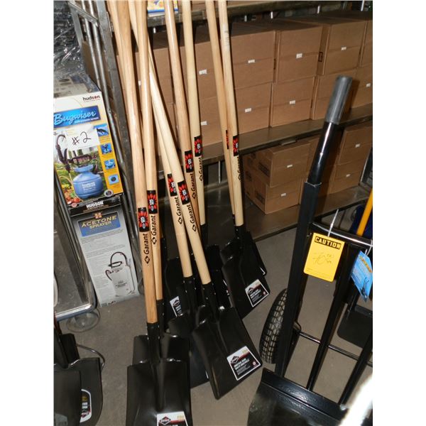 9 Square Shovels
