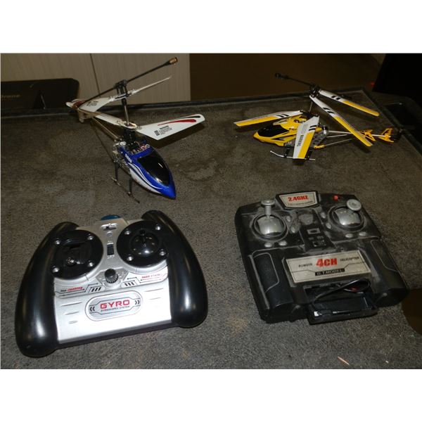 2 Remote Control Drone Helicopters