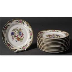1 SET OF 12 HAVILAND LIMOGES SERVICE PLATES C