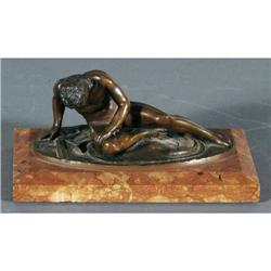 1 CLASSICAL CABINET BRONZE on sienna marble b