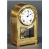 Image 1 : 1 ANSONIA ART DECO BRASS MANTLE CLOCK, 11" hi