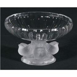 1 LALIQUE CANDY DISH 5 1/2" diameter, 3" high