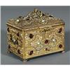 Image 2 : 1 MOORISH REVIVAL JEWELRY CASKET encrusted wi