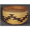 Image 1 : 1 NATIVE AMERICAN BASKET 7" diameter, 4" high