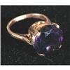 Image 1 : 1 AMETHYST 14K GOLD RING CONDITION REPORT:  e