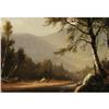 Image 2 : 1 BENJAMIM CHAMPNEY River Landscape with Moun