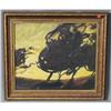 Image 1 : 1 OLGA ANDERSON windswept trees 16"x19" o/c