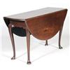 Image 1 : 1 QUEEN ANNE MAHOGANY DROP LEAF TABLE Massach