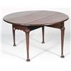Image 2 : 1 QUEEN ANNE MAHOGANY DROP LEAF TABLE Massach