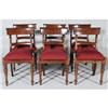 Image 1 : 1 WILLIAM IV STYLE MAHOGANY DINING CHAIRS (6)