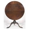 Image 1 : 1 GEORGE III OAK TEA TABLE 32" diameter, 27 1