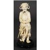 Image 1 : 1 CHINESE CARVED  FIGURE OF A WARRIOR 10