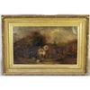 Image 1 : 1 ENGLISH SCHOOL horse pulling a loaded cart