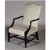 Image 1 : 1 HEPPLEWHITE STYLE LOLLING CHAIR early 20th