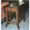 Image 1 : 1 JACOBEAN OAK DROP LEAF TABLE with alteratio