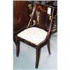 Image 1 : 1 EMPIRE STYLE SIDE CHAIR with inlay on back