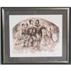 Image 1 : 1 CHAIM GROSS lithograph of dancers 16"x20",