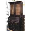 Image 1 : 1 VICTORIAN WALNUT C-ROLL SECRETARY with book