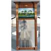 Image 1 : 1 SHERATON 2-PART MIRROR with inlay 19th cent