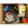 Image 3 : Suitcase & box of misc. tools - screw drivers etc.