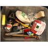 Image 3 : Box full of misc. tools - hammer/ tool box/ screw drivers etc.