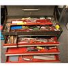 Image 2 : Craftsman 6 drawer top box full of assorted tools - screwdrivers/ sockets/ files etc.