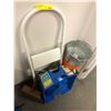 Image 1 : Group of misc. - step ladder/ propane tank holder etc.
