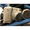 Image 4 : Camera bag w/ multiple lenses & camera and empty Case Logic bag