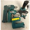 Image 1 : Group of 2 Makita power drills w/ battery charger & 1 Makita cordless jigsaw
