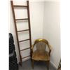 Image 1 : Wooden ladder & chair