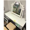Image 3 : Collection of furniture - patio table/ vanity desk/ patio chair etc.