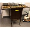 Image 1 : 1950 Vintage Tea Cart - 31x36 inches used in the show!! (contents not included)