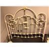 Image 1 : Shabby chic cast head and footboard