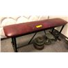 Image 1 : Bench with weights and dumbbells