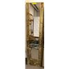 Image 1 : Approx 6â€™ tall mirror from Show, slight damage on corner brass