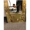 Image 2 : Approx 6â€™ tall mirror from Show, slight damage on corner brass