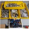 Image 1 : 4 trays of watch bands and watch parts