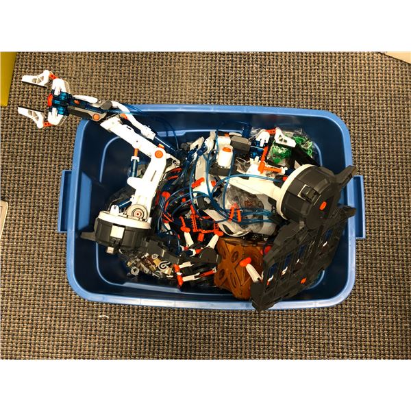 Large bin filled w/ assorted toys