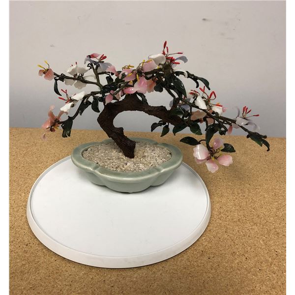 Jade Glass Bonsai Tree